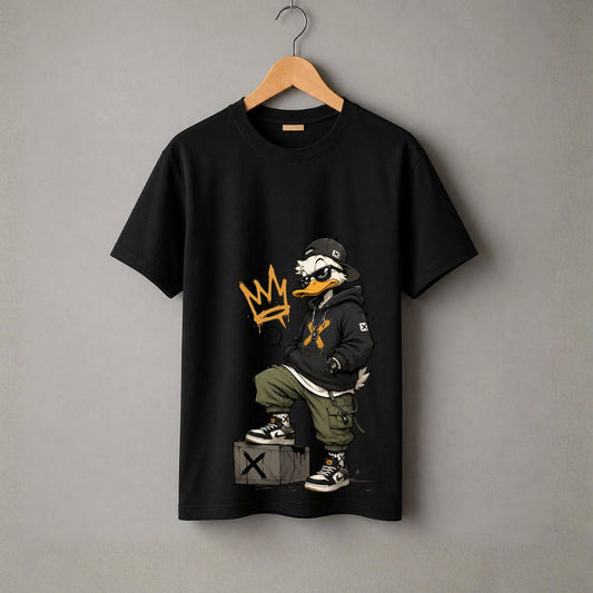 Clophic Urban Duck Graphic Streetwear T-Shirt