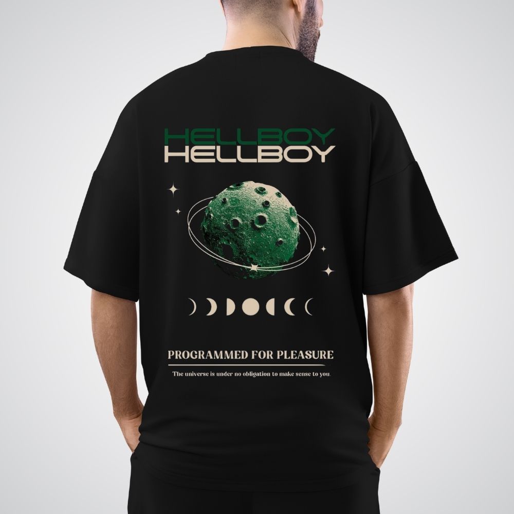 HellBoy Oversized Relaxed fit Cotton T-Shirt