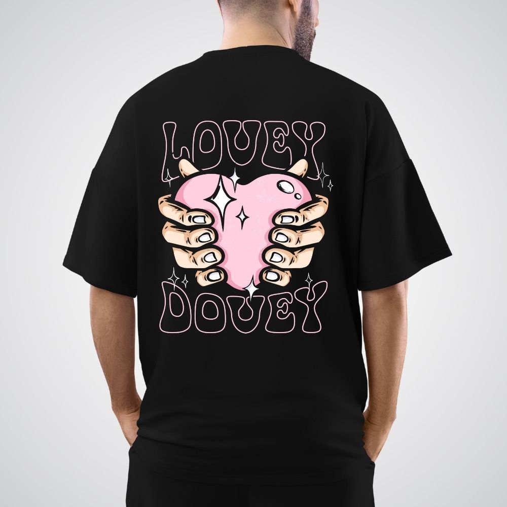 Lovey Dovey Oversized Relaxed fit Cotton T-Shirt