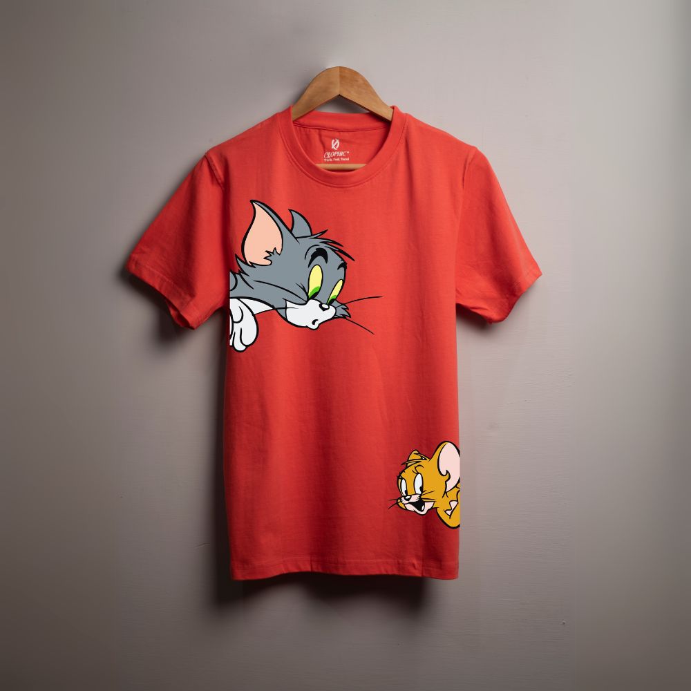 Clophic Tom and Jerry Regular Fit T-Shirt