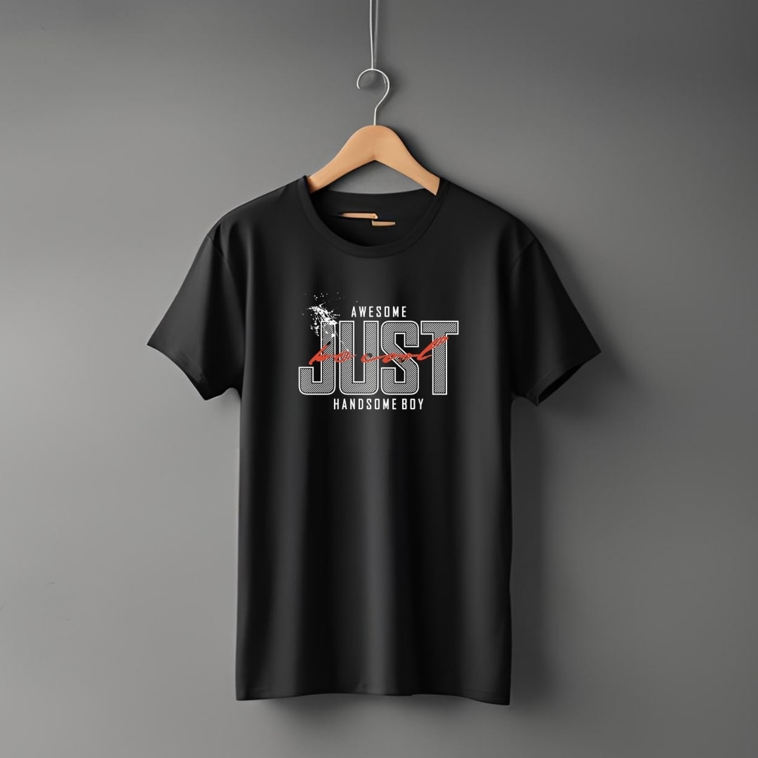 Just Handsome Boy Regular Fit Round Neck T-Shirt