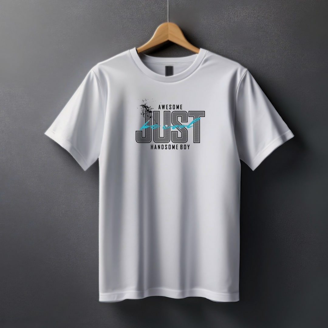Just Handsome Boy Regular Fit Round Neck T-Shirt