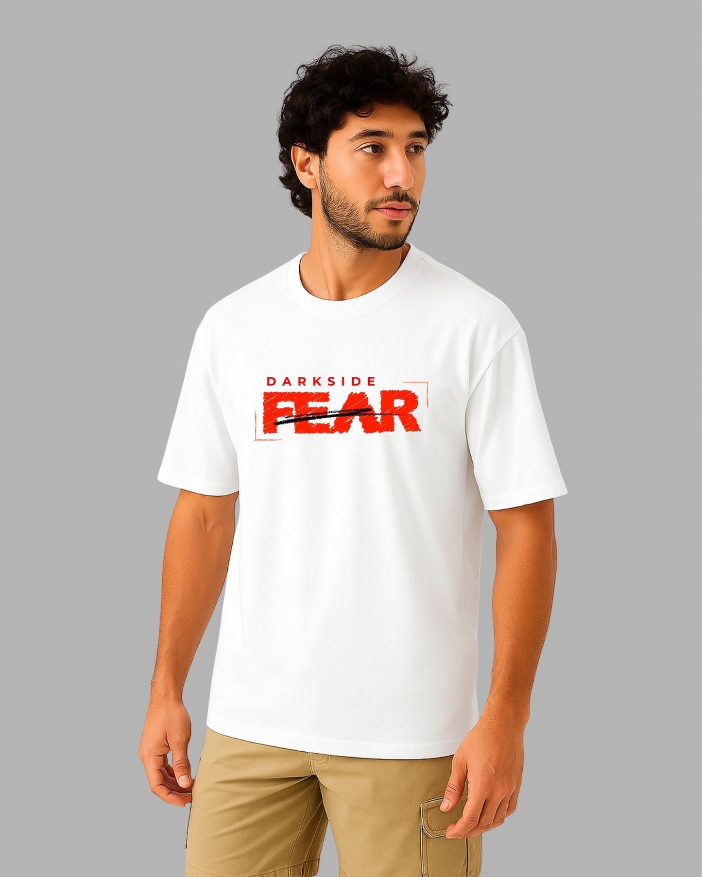 "Darkside Fear" Oversized Relaxed fit T-Shirt