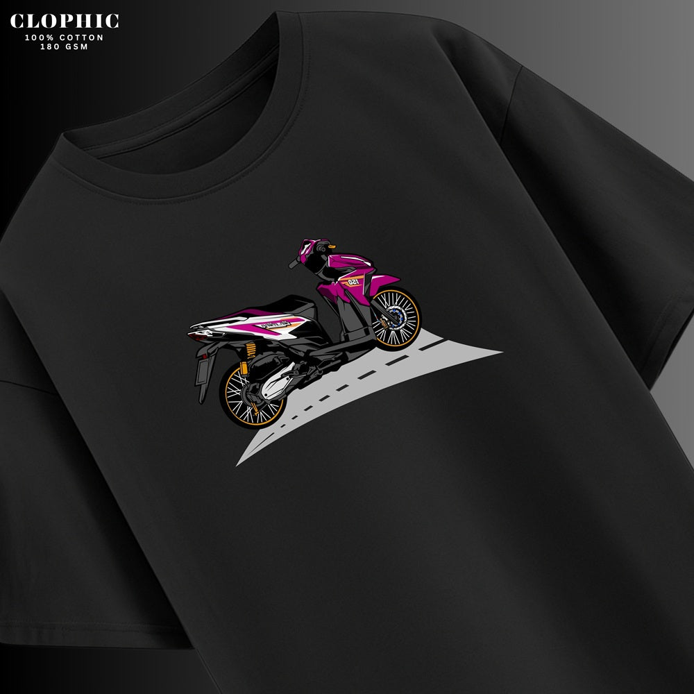Street Racing Culture Oversized T-Shirt – Bold Bike Graphic Print | Premium Cotton