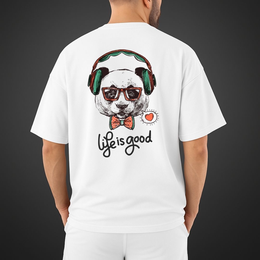"Feel The Beat" Oversized Relaxed fit T-Shirt
