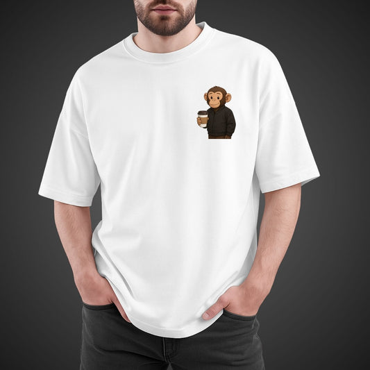 "Coffee" Oversized T-Shirt – Relaxed fit