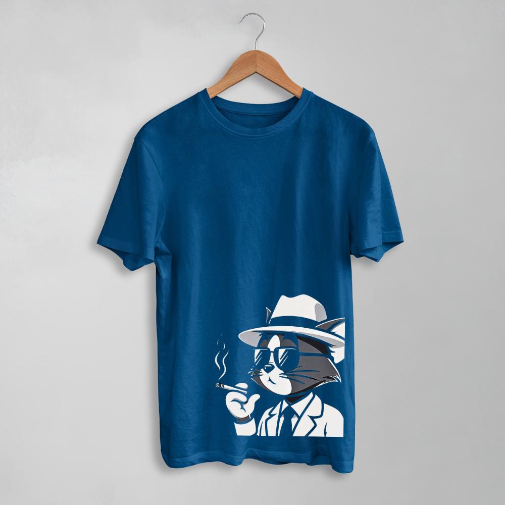 Clophic Gangster Tom Regular Fit Round Neck T-Shirt