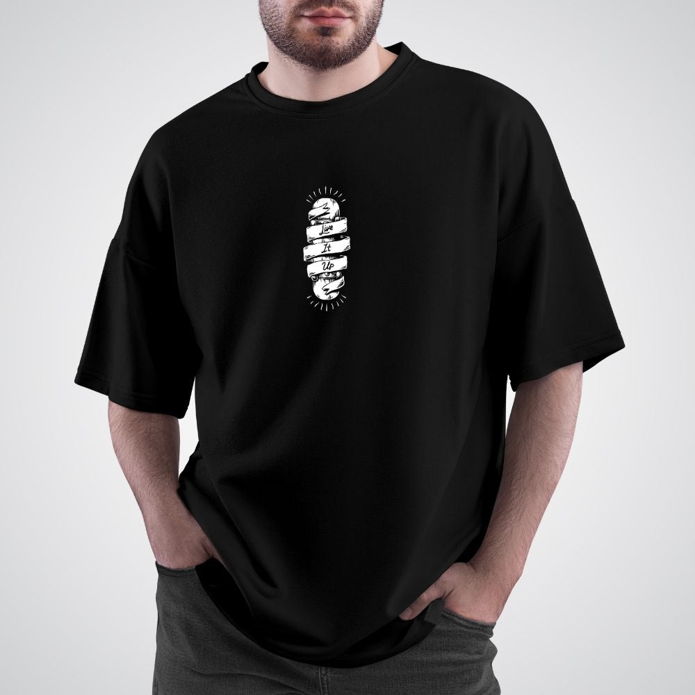 Clophic "Live It Up" Oversized T-Shirt – Relaxed fit