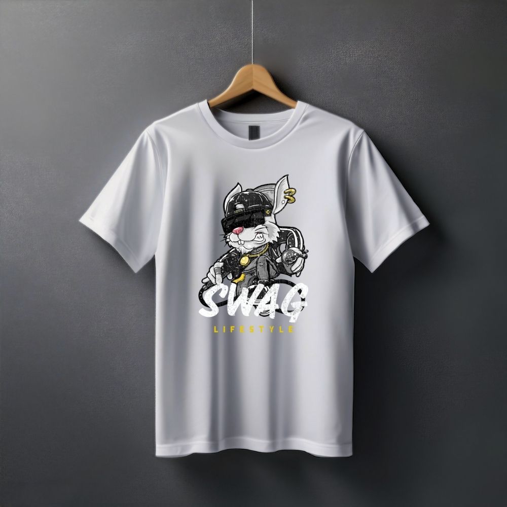 Clophic Swag Regular fit Raound Neck Unisex T-Shirts