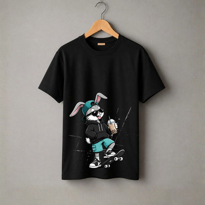 Street Bunny Graphic T-Shirt