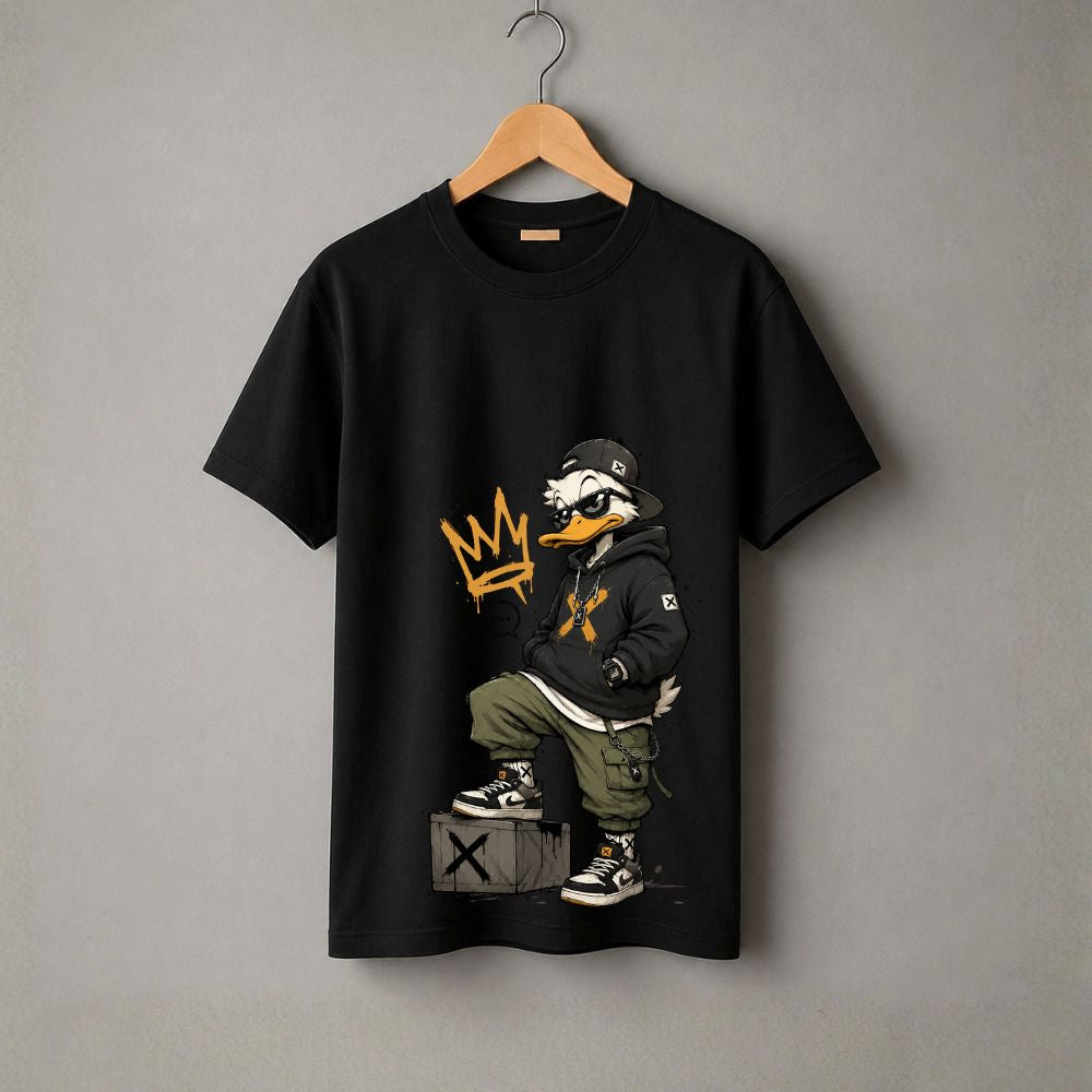 Clophic Urban Duck Graphic Streetwear T-Shirt