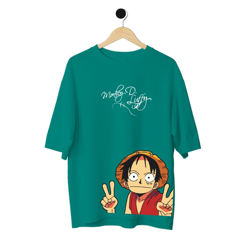 Clophic “Monkey Di Luffy” Relaxed Fit Oversized T-shirts