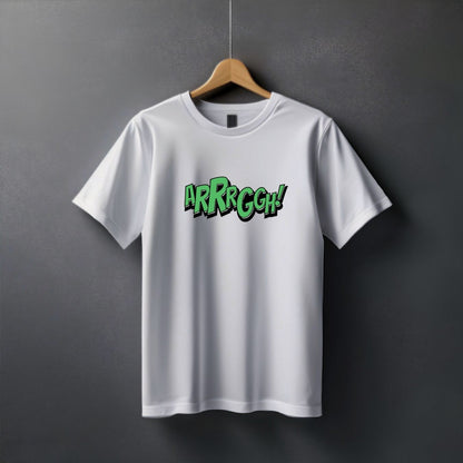 Clophic “ARRRGGH” Regular Fit Half Sleeve Round Neck T-Shirt