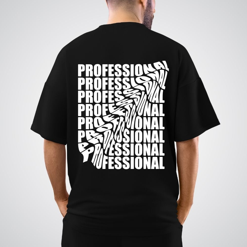 Prefessional Oversized  Relaxed fit Cotton T-Shirt