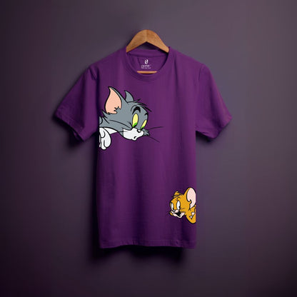 Clophic Tom and Jerry Regular Fit T-Shirt