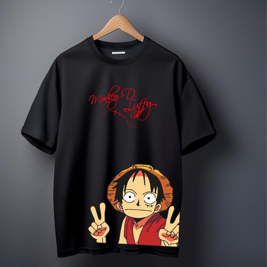 Clophic “Monkey Di Luffy” Relaxed Fit Oversized T-shirts