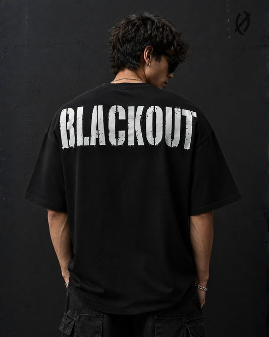 Blackout Oversized Black T-Shirt