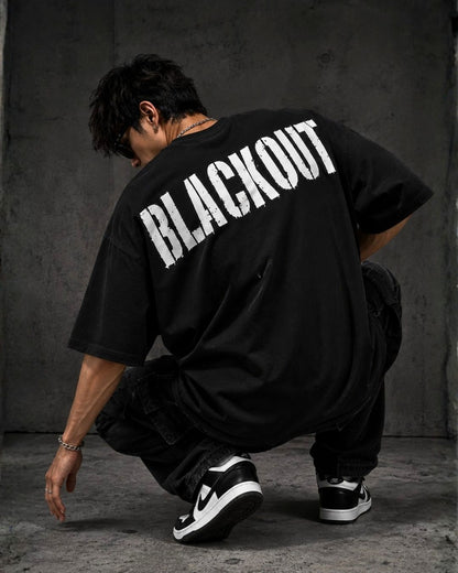Blackout Oversized Black T-Shirt
