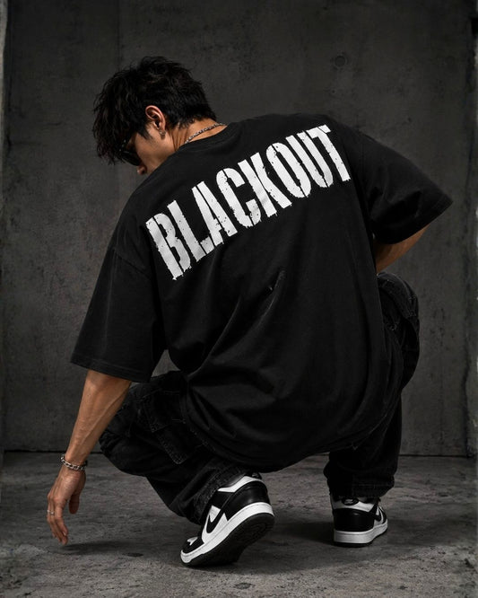 Blackout Oversized Black T-Shirt