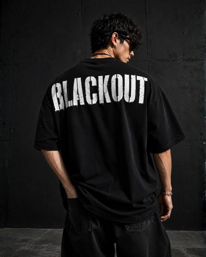 Blackout Oversized Black T-Shirt