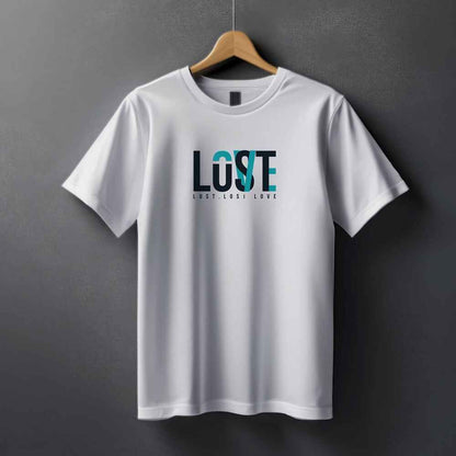 "Lost” Half Sleeve Round Neck Unisex Cotton T-Shirt