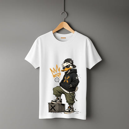 Clophic Urban Duck Graphic Streetwear T-Shirt