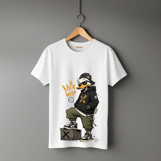 Clophic Urban Duck Graphic Streetwear T-Shirt
