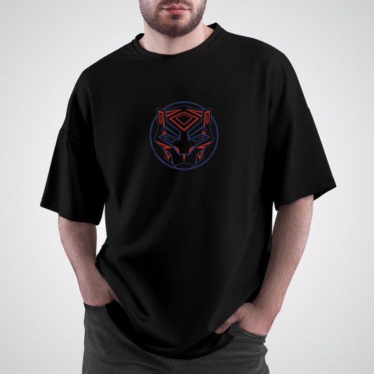 Clophic "Panther" Oversized  Relaxed fit Cotton T-Shirt