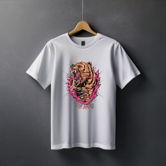 "The King” Half Sleeve Round Neck Unisex Cotton T-Shirt