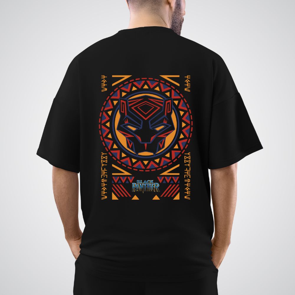 Clophic "Panther" Oversized  Relaxed fit Cotton T-Shirt