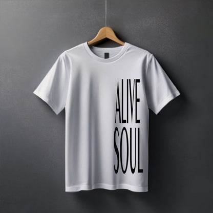 Clophic Alive Soul Regular Fit Round Neck Unisex T-Shirt
