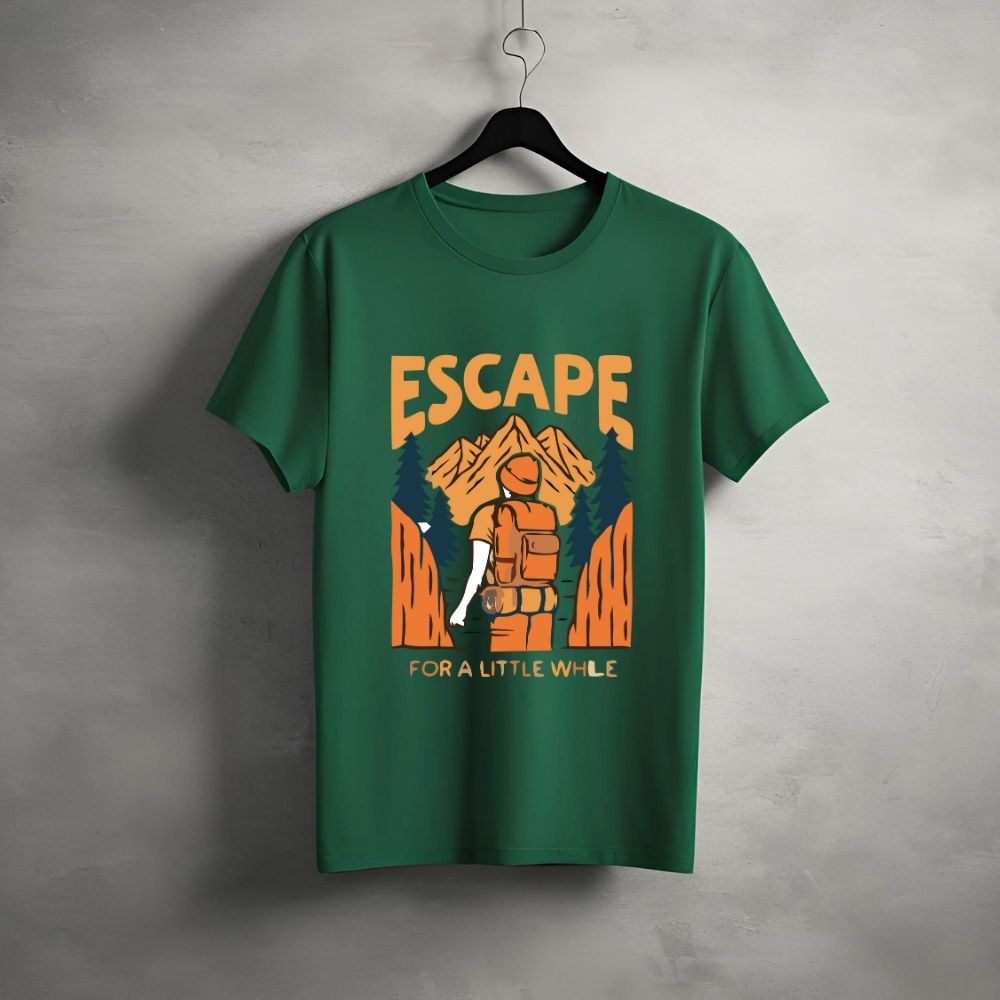 Clophic “Escape” Half Sleeve Round Neck T-Shirt