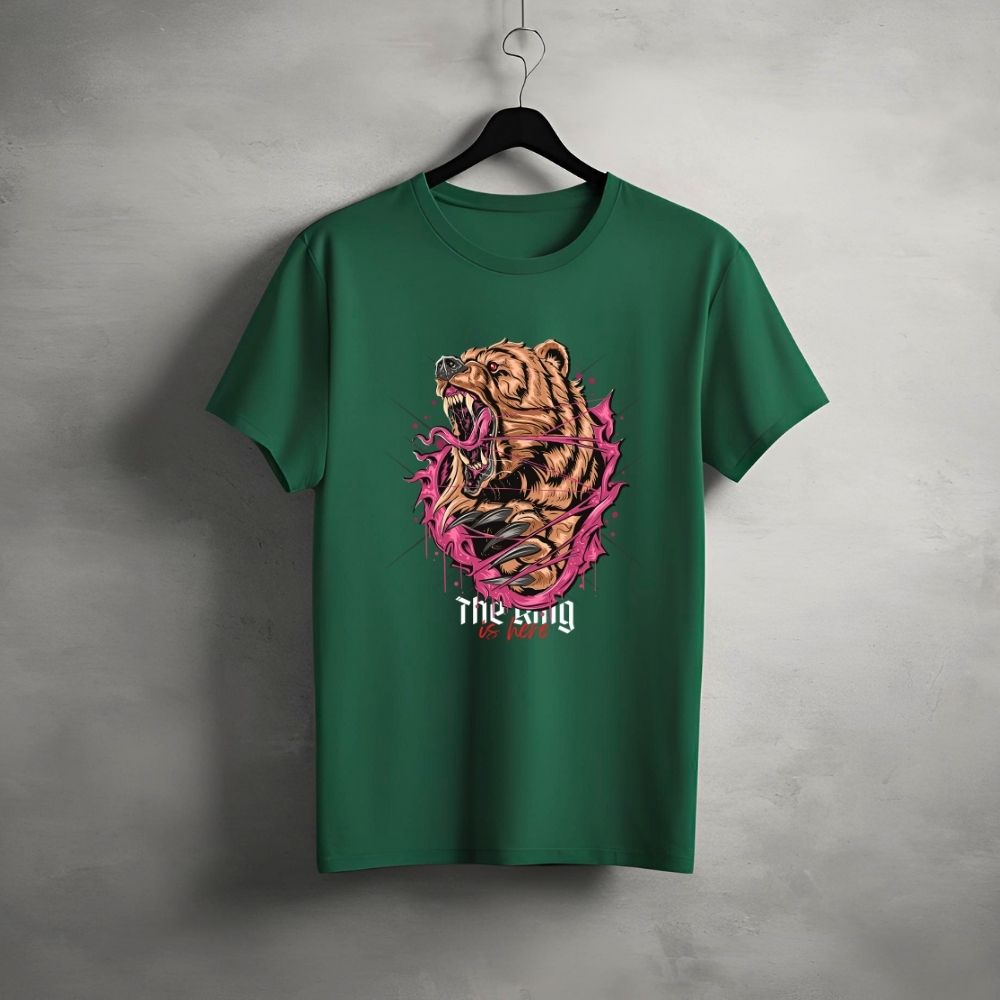 "The King” Half Sleeve Round Neck Unisex Cotton T-Shirt