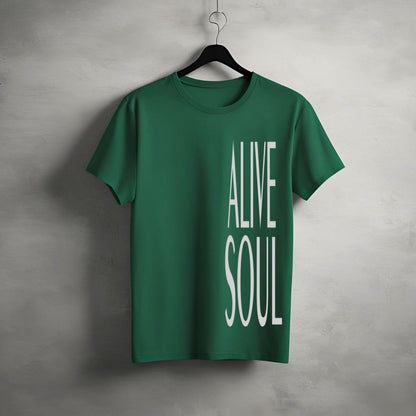 Clophic Alive Soul Regular Fit Round Neck Unisex T-Shirt