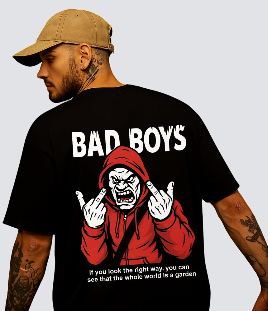 "Bad Boys" Oversized T-Shirt – Relaxed fit