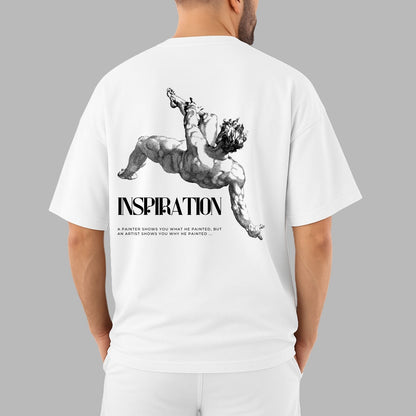 Inspiration Oversized Graphic T-Shirt – Artistic Back Print | Streetwear Style | Premium Cotton Tee