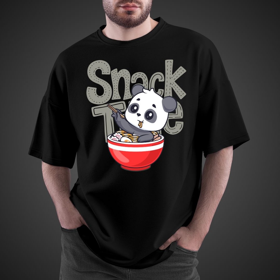"Snack Time" Oversized Relaxed fit T-Shirt