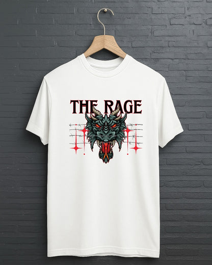 "The Rage” Half Sleeve Round Neck Unisex Cotton T-Shirt