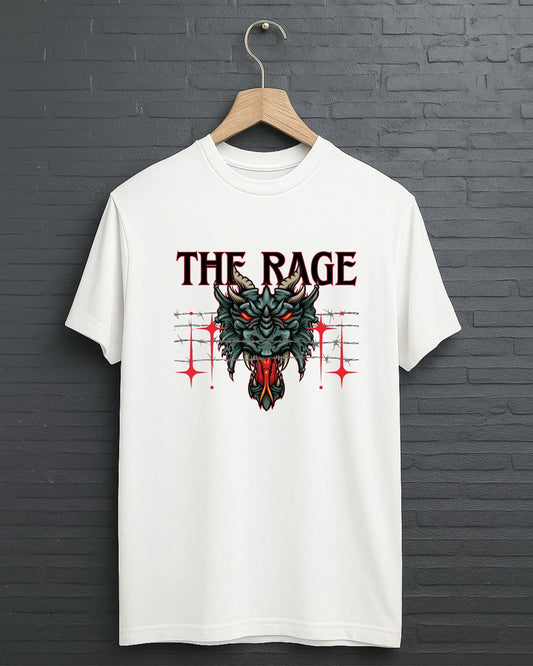 "The Rage” Half Sleeve Round Neck Unisex Cotton T-Shirt