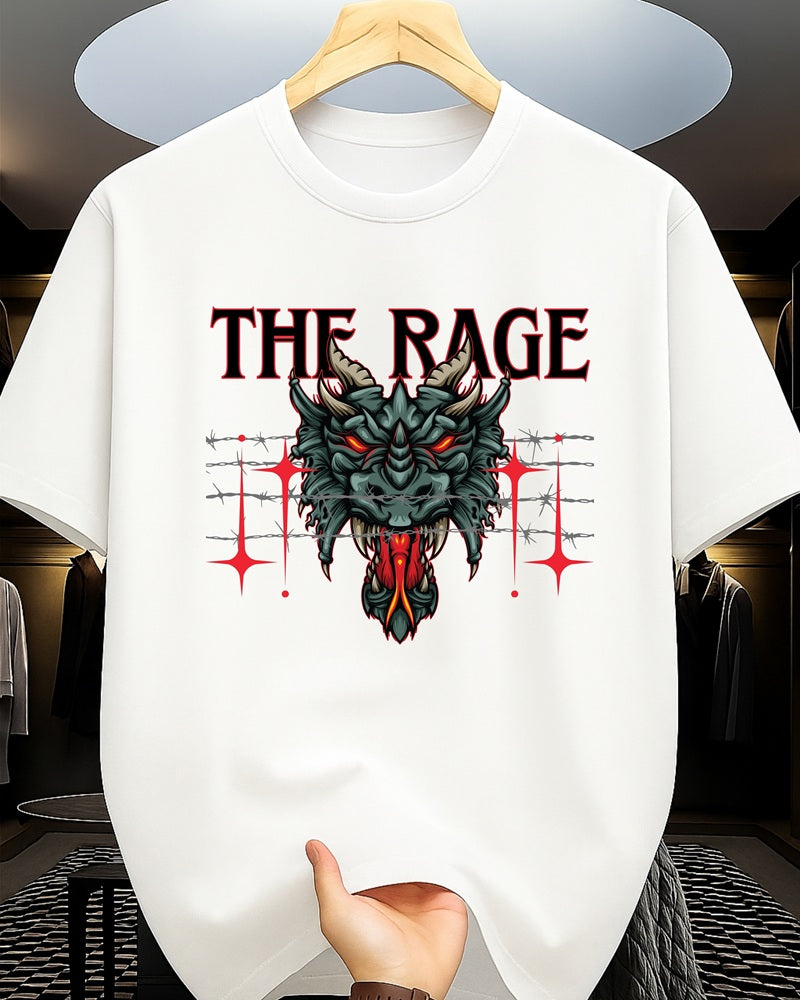 "The Rage” Half Sleeve Round Neck Unisex Cotton T-Shirt