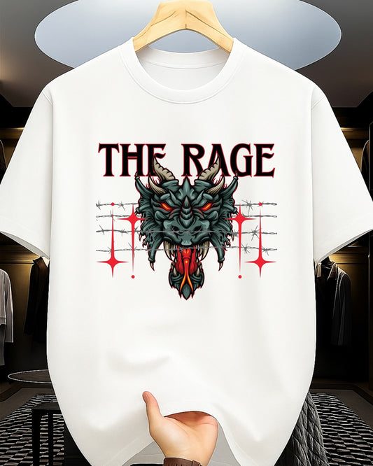 "The Rage” Half Sleeve Round Neck Unisex Cotton T-Shirt