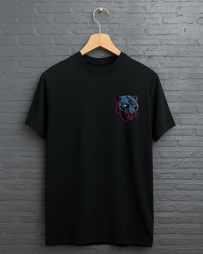 "Leopard” Half Sleeve Round Neck Unisex Cotton T-Shirt