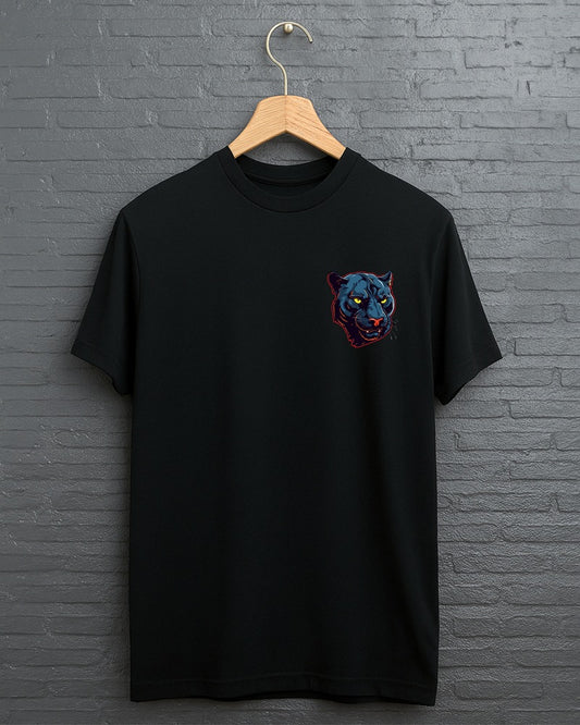 "Leopard” Half Sleeve Round Neck Unisex Cotton T-Shirt