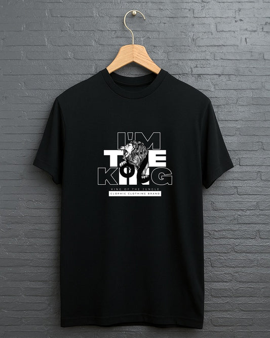 "The King” Half Sleeve Round Neck Unisex Cotton T-Shirt