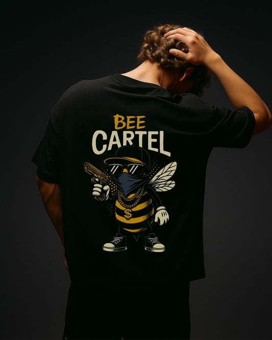 "Bee Cartel" Oversized T-Shirt – Relaxed fit
