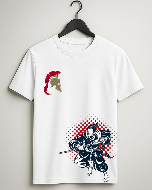 "Vintage Japanese” Half Sleeve Round Neck Unisex Cotton T-Shirt