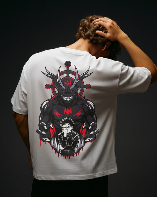 "Dark Demon" Oversized T-Shirt – Relaxed fit
