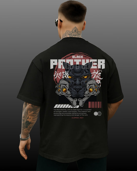 "Panther" Oversized T-Shirt – Relaxed fit