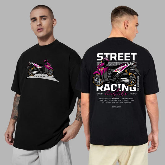 "Street Racing" Oversized Relaxed fit T-Shirt