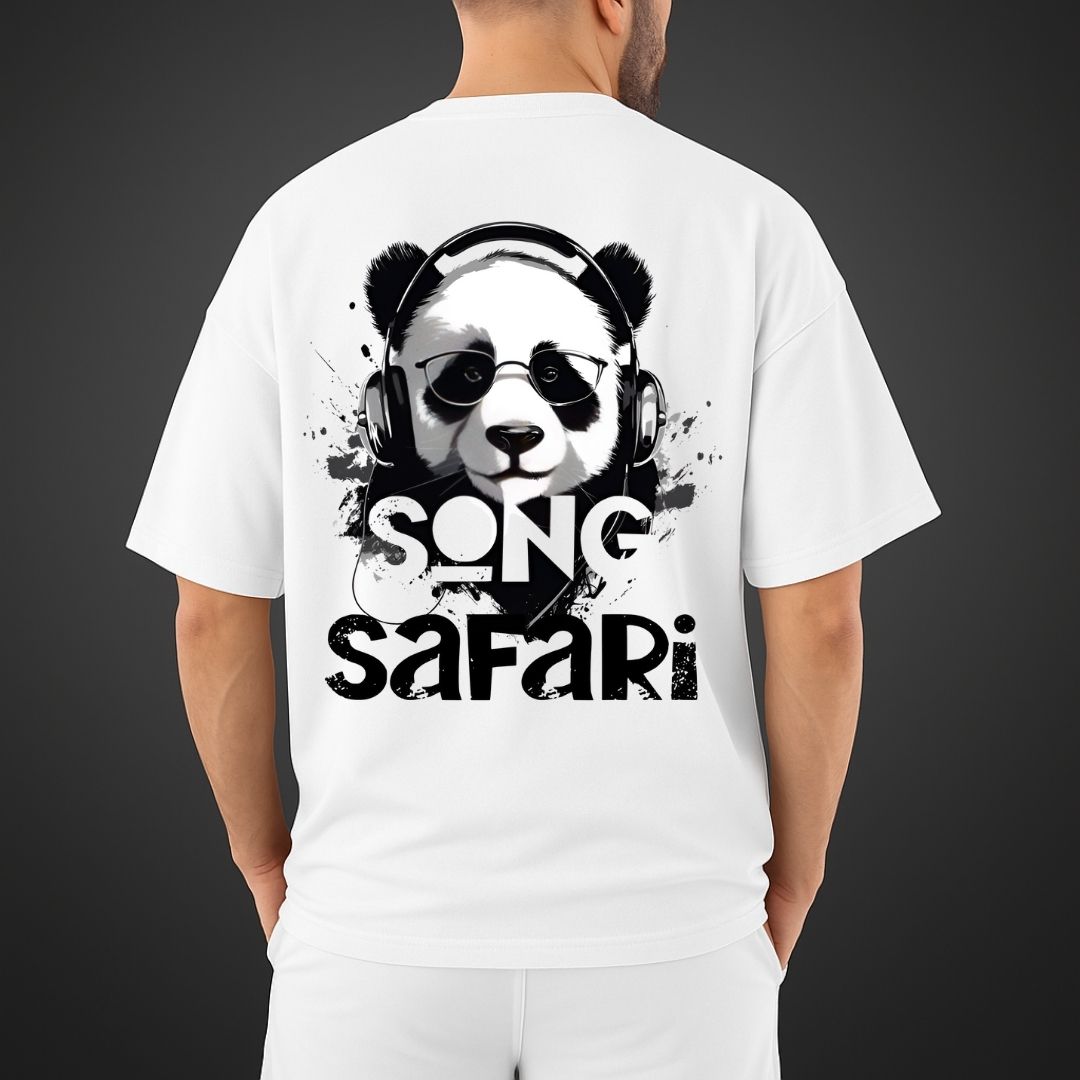 "Song Safari" Oversized Relaxed fit T-Shirt